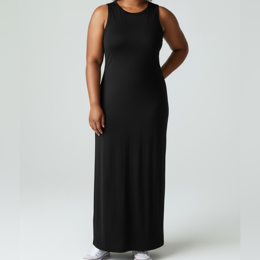 Torrid Elegant Black Sleeveless Pencil Dress size 1